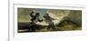 Duel with Cudgels, 1820-1823-Francisco de Goya y Lucientes-Framed Giclee Print