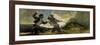 Duel with Cudgels, 1820-1823-Francisco de Goya y Lucientes-Framed Giclee Print