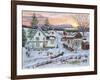 Duelling Snowmen-Bob Fair-Framed Giclee Print