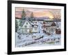 Duelling Snowmen-Bob Fair-Framed Giclee Print