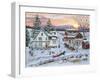 Duelling Snowmen-Bob Fair-Framed Giclee Print