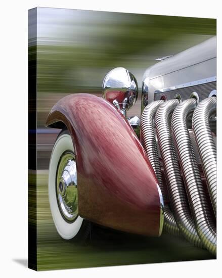 Duesenberg in Motion-Richard James-Stretched Canvas