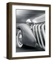 Duesenberg in Motion-Richard James-Framed Art Print