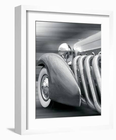 Duesenberg in Motion-Richard James-Framed Art Print