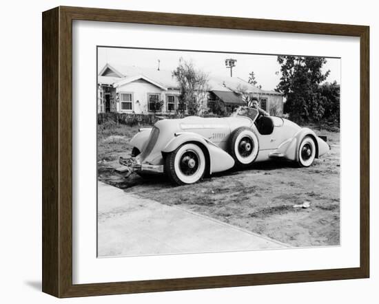 Duesenberg 'Mormon Meteor' Car-null-Framed Photographic Print