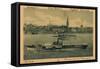 Düsseldorf Rhein, Dampfer Prinz Heinrich, 1924-null-Framed Stretched Canvas