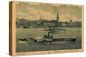 Düsseldorf Rhein, Dampfer Prinz Heinrich, 1924-null-Stretched Canvas