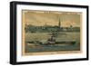 Düsseldorf Rhein, Dampfer Prinz Heinrich, 1924-null-Framed Giclee Print