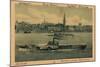 Düsseldorf Rhein, Dampfer Prinz Heinrich, 1924-null-Mounted Giclee Print