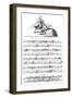 Duet for Viol and Flute - the Siren of the Stage-George Bickham-Framed Art Print