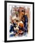 Duet, Los Angeles, California-Nicolas Hugo-Framed Giclee Print