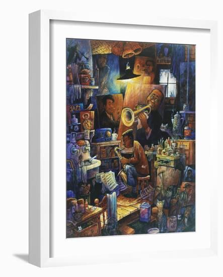 Duet-Bill Bell-Framed Giclee Print