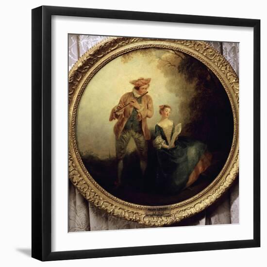 Duet-Nicolas Lancret-Framed Giclee Print