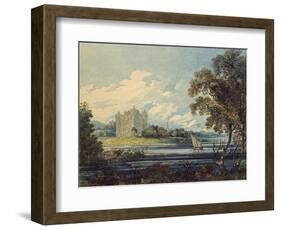 Duff House, Banff, 1794 (Watercolour, with Some Scratching Out, over Indications in Graphite)-Thomas Girtin-Framed Giclee Print