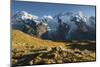 Dufourspitze, Lyskamm, Breithorn, Gornergletscher, Gornergrat, Valais, Switzerland-Rainer Mirau-Mounted Photographic Print