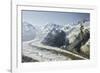 Dufourspitze, Lyskamm, Castor, Pollux, Gornergletscher, Gornergrat, Valais, Switzerland-Rainer Mirau-Framed Photographic Print