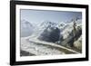 Dufourspitze, Lyskamm, Castor, Pollux, Gornergletscher, Gornergrat, Valais, Switzerland-Rainer Mirau-Framed Photographic Print