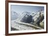 Dufourspitze, Lyskamm, Castor, Pollux, Gornergletscher, Gornergrat, Valais, Switzerland-Rainer Mirau-Framed Photographic Print