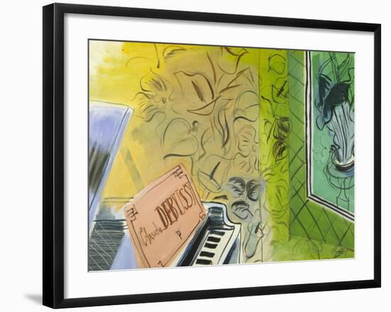 Dufy: Claude Debussy, 1952-Raoul Dufy-Framed Giclee Print