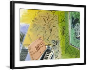 Dufy: Claude Debussy, 1952-Raoul Dufy-Framed Giclee Print