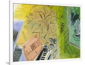 Dufy: Claude Debussy, 1952-Raoul Dufy-Framed Giclee Print