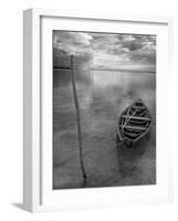 Dug Out Canoe Used by Local Fishermen Pulled Up on Banks of Rio Tarajos, Tributary of Amazon River-Mark Hannaford-Framed Photographic Print