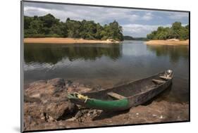 Dugout Canoe. Fairview, Iwokrama Reserve, Guyana-Pete Oxford-Mounted Photographic Print