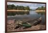 Dugout Canoe. Fairview, Iwokrama Reserve, Guyana-Pete Oxford-Framed Photographic Print