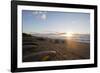 Dugout canoe on the beach, Tamatave, Indian Ocean coast, Madagascar, Africa-Christian Kober-Framed Photographic Print