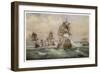 Duguay-Trouin's Naval Attack on Rio de Janeiro-Perrot-Framed Art Print