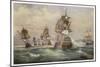 Duguay-Trouin's Naval Attack on Rio de Janeiro-Perrot-Mounted Art Print