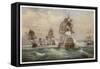 Duguay-Trouin's Naval Attack on Rio de Janeiro-Perrot-Framed Stretched Canvas