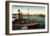 Duisburg, Blick Auf Den Hafen, Dampfer,Karl Schaders-null-Framed Giclee Print