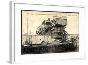 Duisburg, Kohlenkipper Im Neuen Hafen-null-Framed Giclee Print