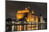 Duisburg, North Rhine-Westphalia, Germany, WerhahmŸhle in the Duisburg Inner Harbour-Bernd Wittelsbach-Mounted Photographic Print