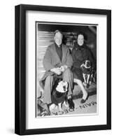 Duke and Duchess of Windsor with their Pugs-null-Framed Photographic Print