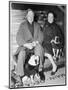 Duke and Duchess of Windsor with their Pugs-null-Mounted Photographic Print