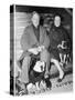 Duke and Duchess of Windsor with their Pugs-null-Stretched Canvas
