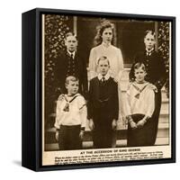 Duke and Duchess of York's Six Children-null-Framed Stretched Canvas