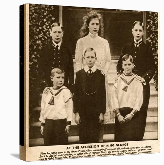 Duke and Duchess of York's Six Children-null-Stretched Canvas