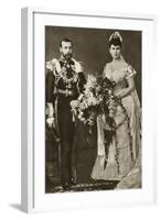 Duke and Duchess of York's Wedding Day-null-Framed Photographic Print