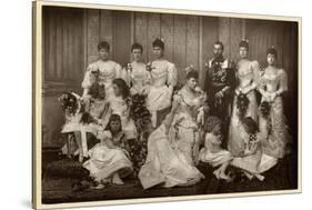 Duke and Duchess of York with Bridesmaids-null-Stretched Canvas