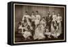 Duke and Duchess of York with Bridesmaids-null-Framed Stretched Canvas