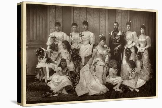 Duke and Duchess of York with Bridesmaids-null-Stretched Canvas