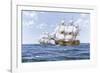 'Duke' And 'Duchess'-Montague Dawson-Framed Giclee Print