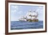 'Duke' And 'Duchess'-Montague Dawson-Framed Giclee Print