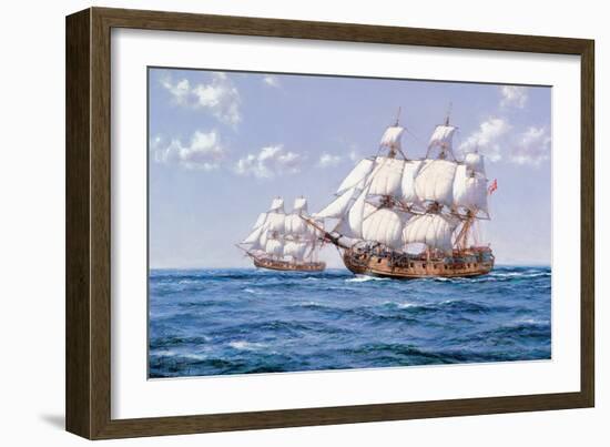 Duke and Duchess-Montague Dawson-Framed Art Print