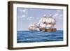 Duke and Duchess-Montague Dawson-Framed Art Print