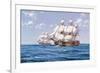 Duke and Duchess-Montague Dawson-Framed Art Print