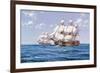 Duke and Duchess-Montague Dawson-Framed Art Print